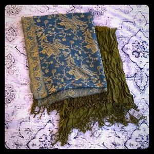 Bundle two scarves